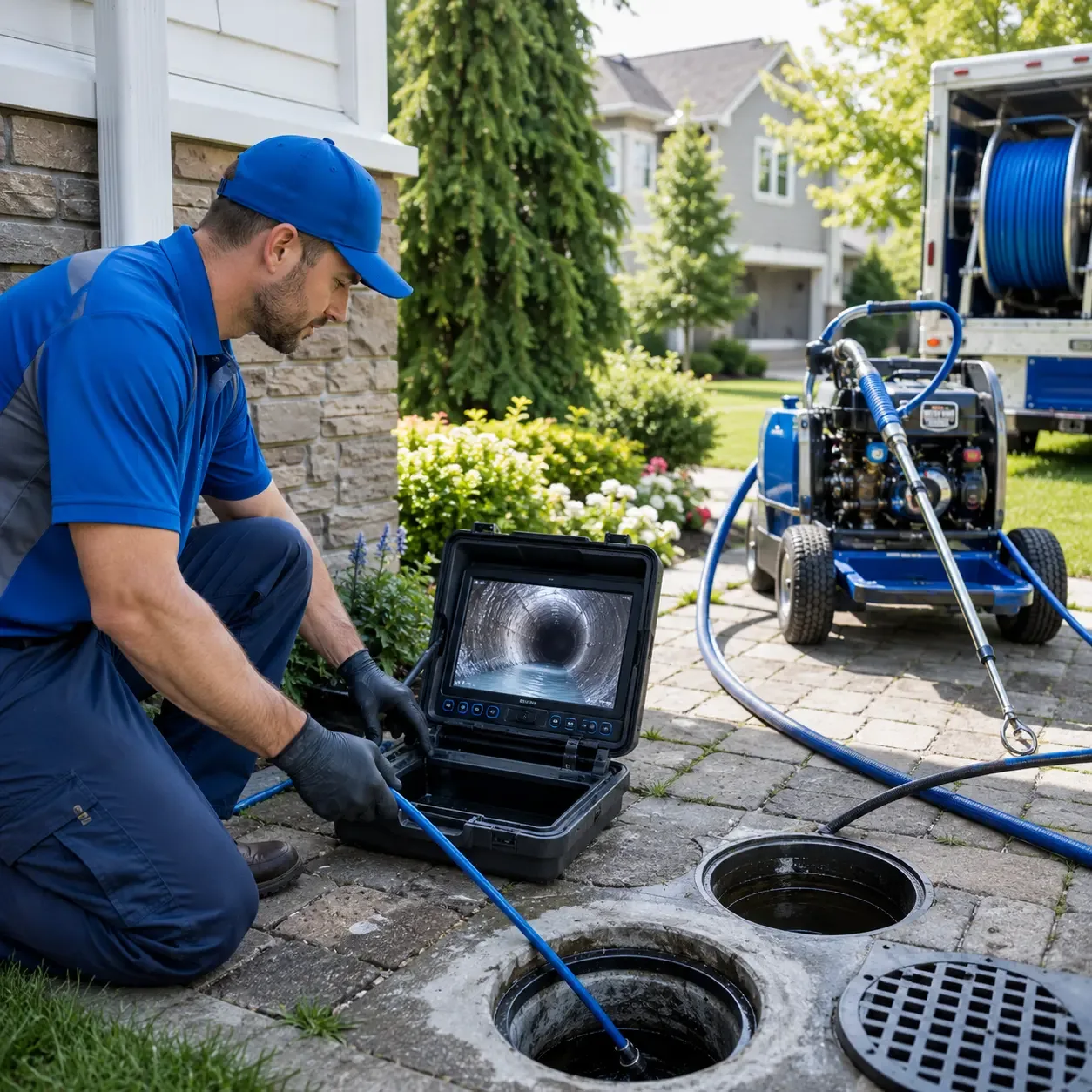 Outdoor drain cleaning professionals serving Candia, NH